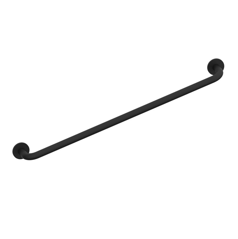 Kartners - NICE - 24-inch Bathroom Towel Bar-Matte Black - Matte Black