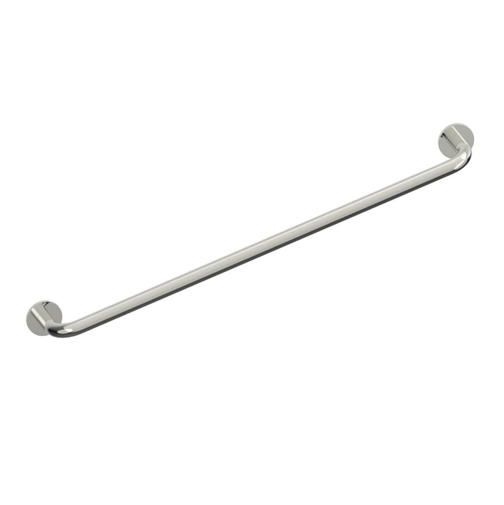 Kartners - NICE - 24-inch Bathroom Towel Bar-Polished Nickel - Polished Nickel