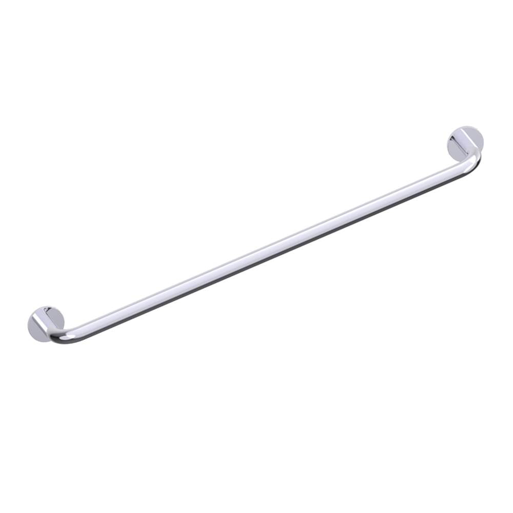 Kartners - NICE - 24-inch Bathroom Towel Bar-Polished Chrome - Polished Chrome