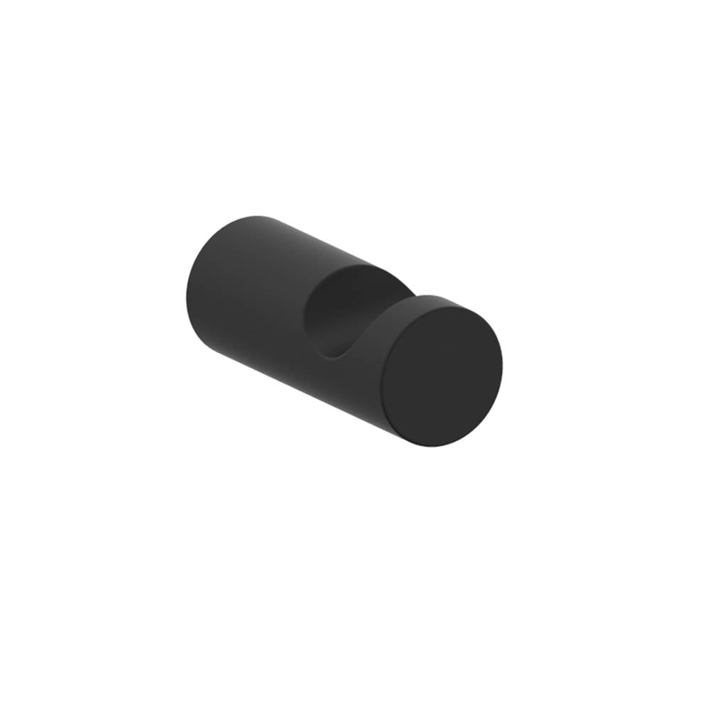Kartners - SEVILLE - Classic Robe Hook-Matte Black - Matte Black