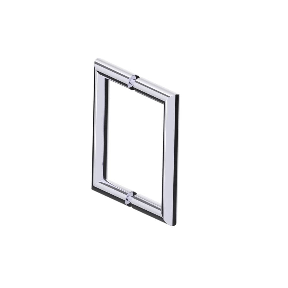 Kartners - SEVILLE - 6-inch Double Shower Door Handle-Polished Chrome - Polished Chrome