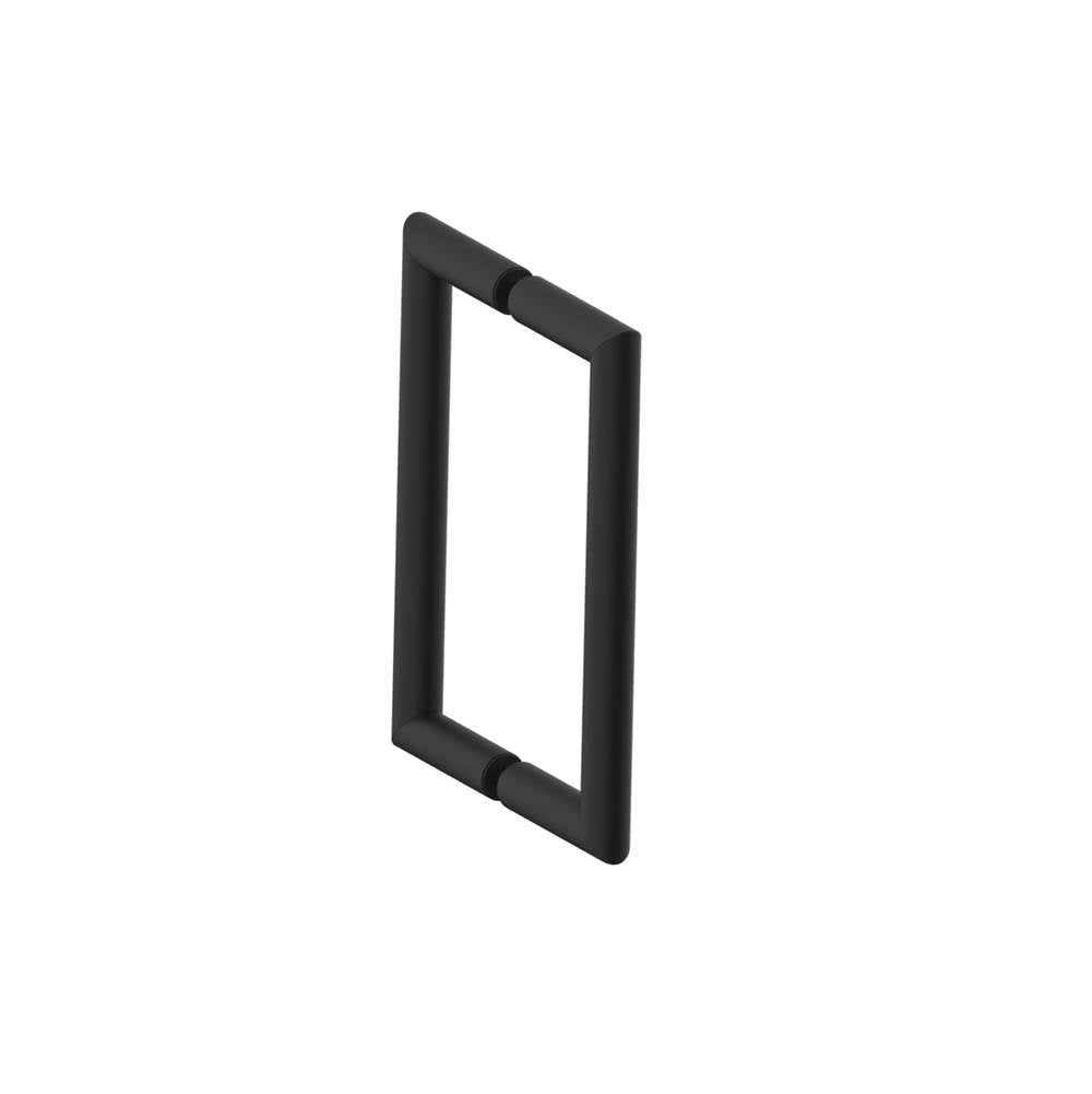 Kartners - SEVILLE - 8-inch Double Shower Door Handle-Matte Black - Matte Black
