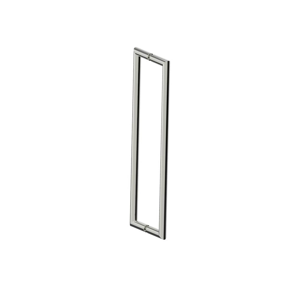 Kartners - SEVILLE - 18-inch Double Shower Door Handle-Polished Nickel - Polished Nickel