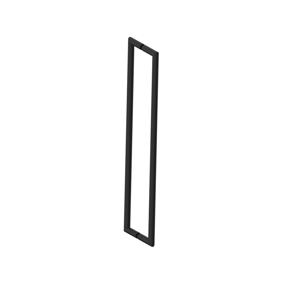 Kartners - SEVILLE - 24-inch Double Shower Door Handle-Matte Black - Matte Black