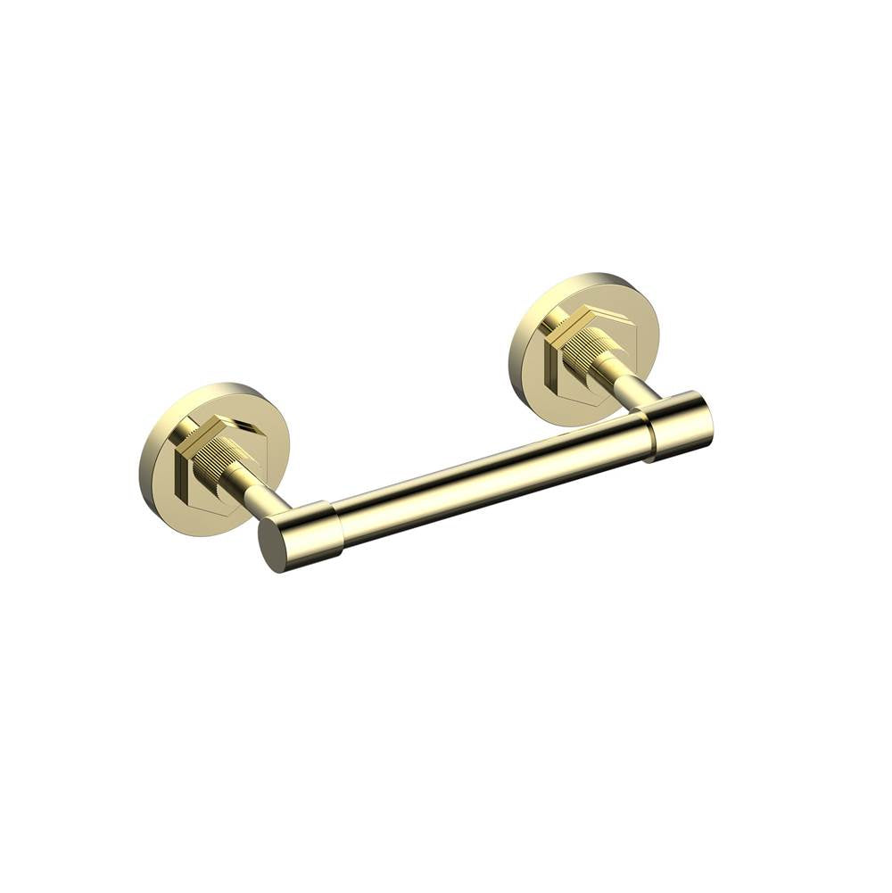 Kartners - WINDSOR - Pivot Toilet Paper Holder-Unlacquered Brass - Unlacquered Brass