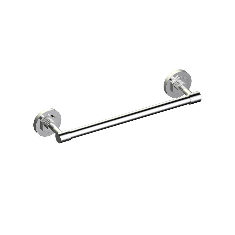 Kartners - WINDSOR - 18-inch Bathroom Towel Bar-Polished Nickel - Polished Nickel