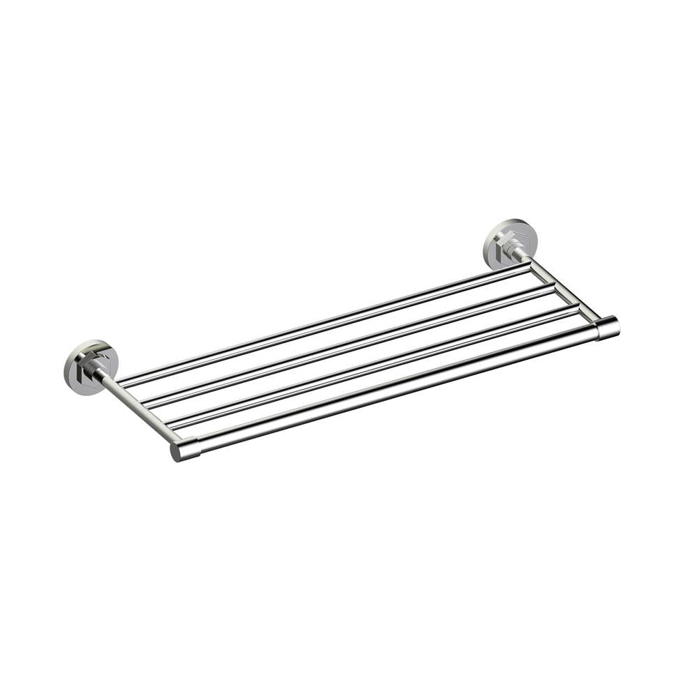 Kartners - WINDSOR - Towel Shelf-Polished Nickel - Polished Nickel