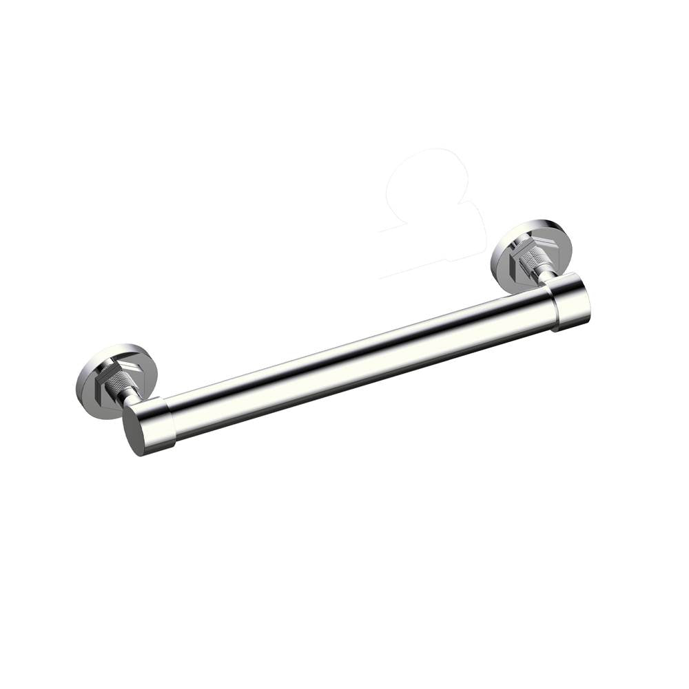 Kartners - WINDSOR - 18-inch Grab Bar-Polished Nickel - Polished Nickel