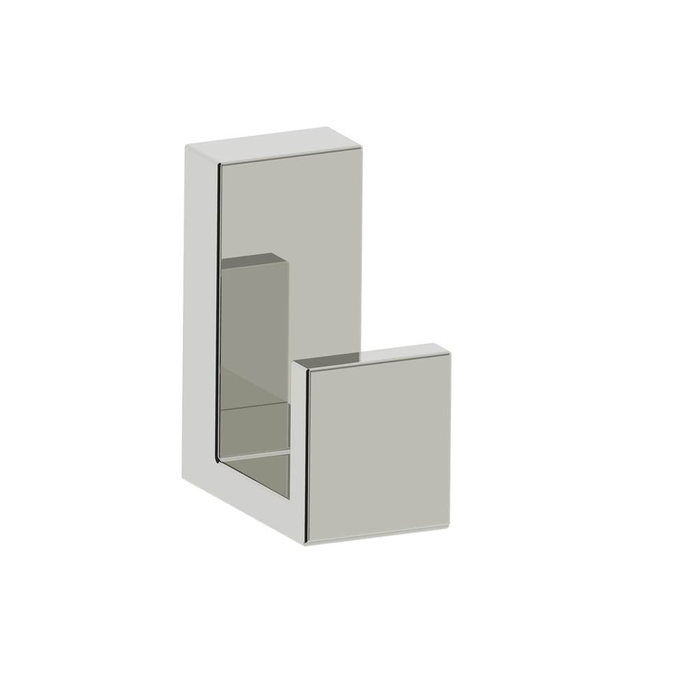 Kartners - BERLIN - Deep Robe Hook Solid Back-Polished Nickel - Polished Nickel