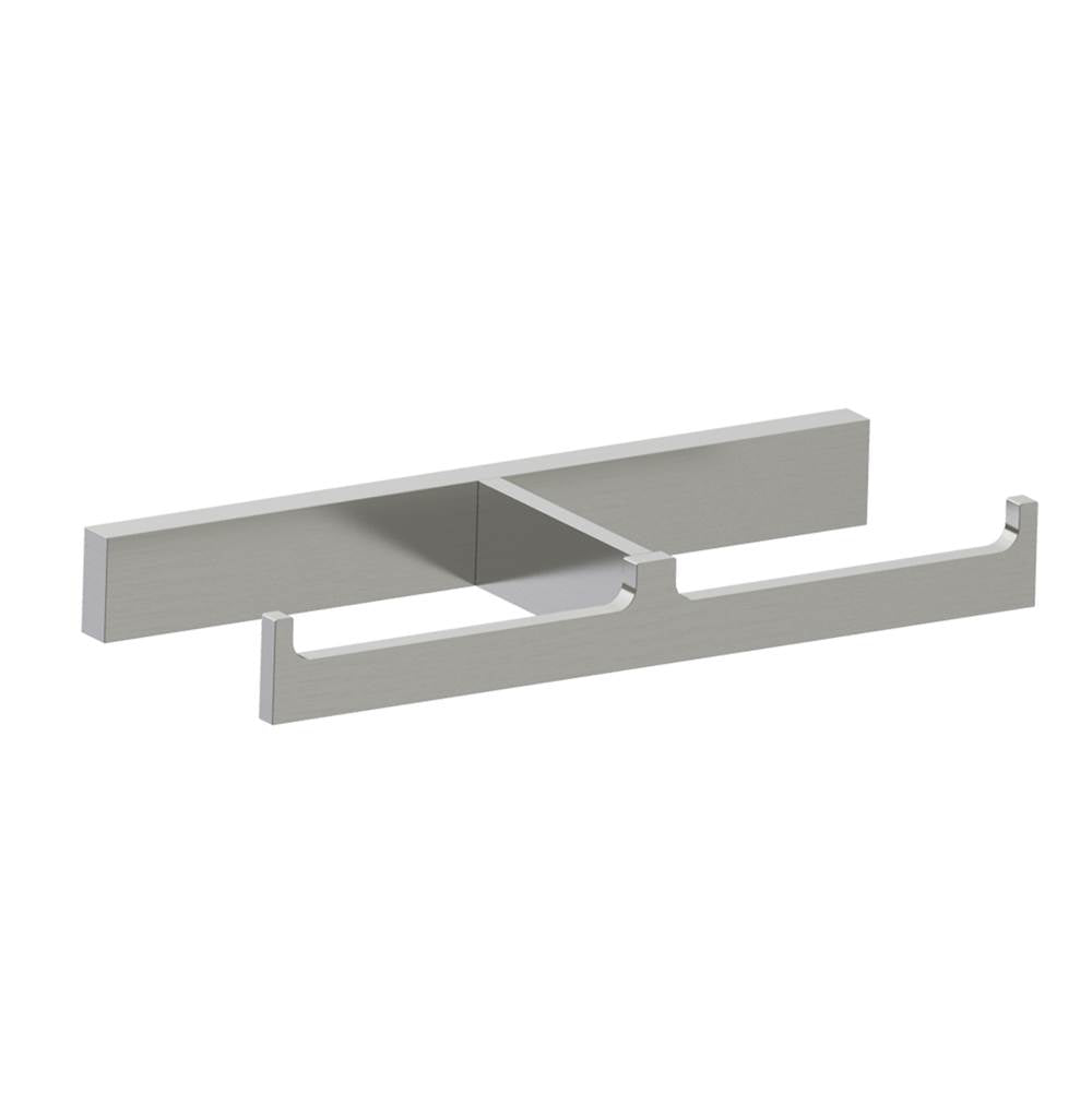 Kartners - BERLIN - Double Toilet Paper Holder-Brushed Nickel - Brushed Nickel