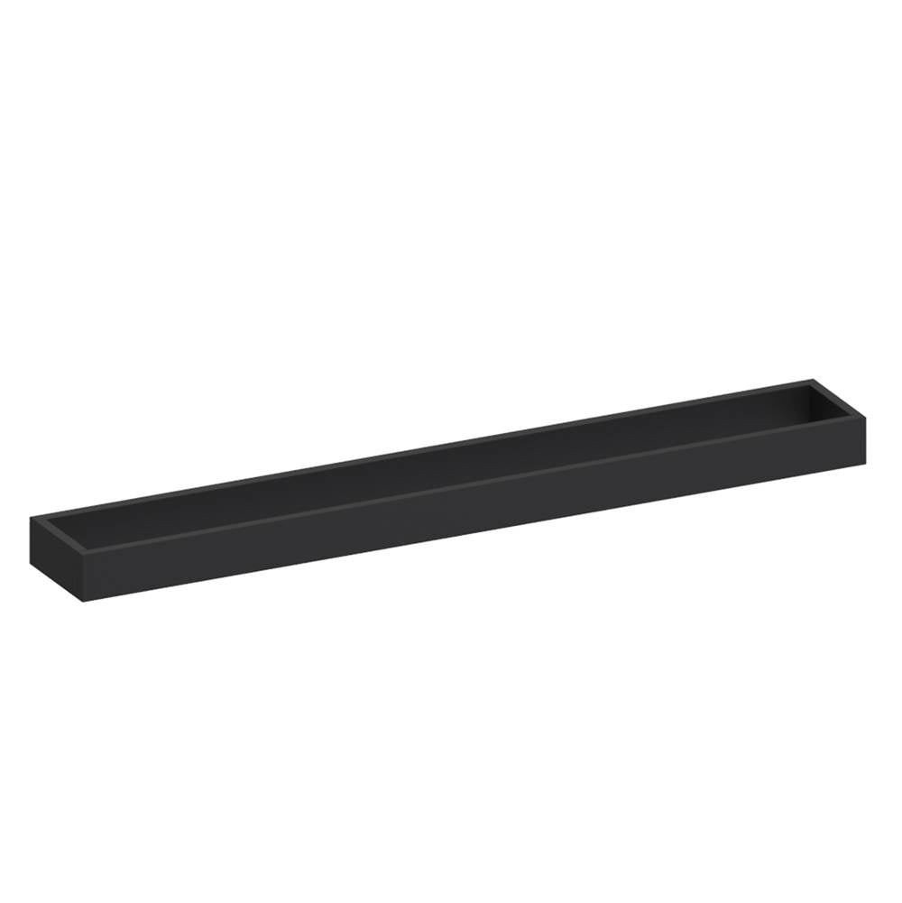 Kartners - BERLIN - 24-inch Bathroom Towel Bar-Matte Black - Matte Black