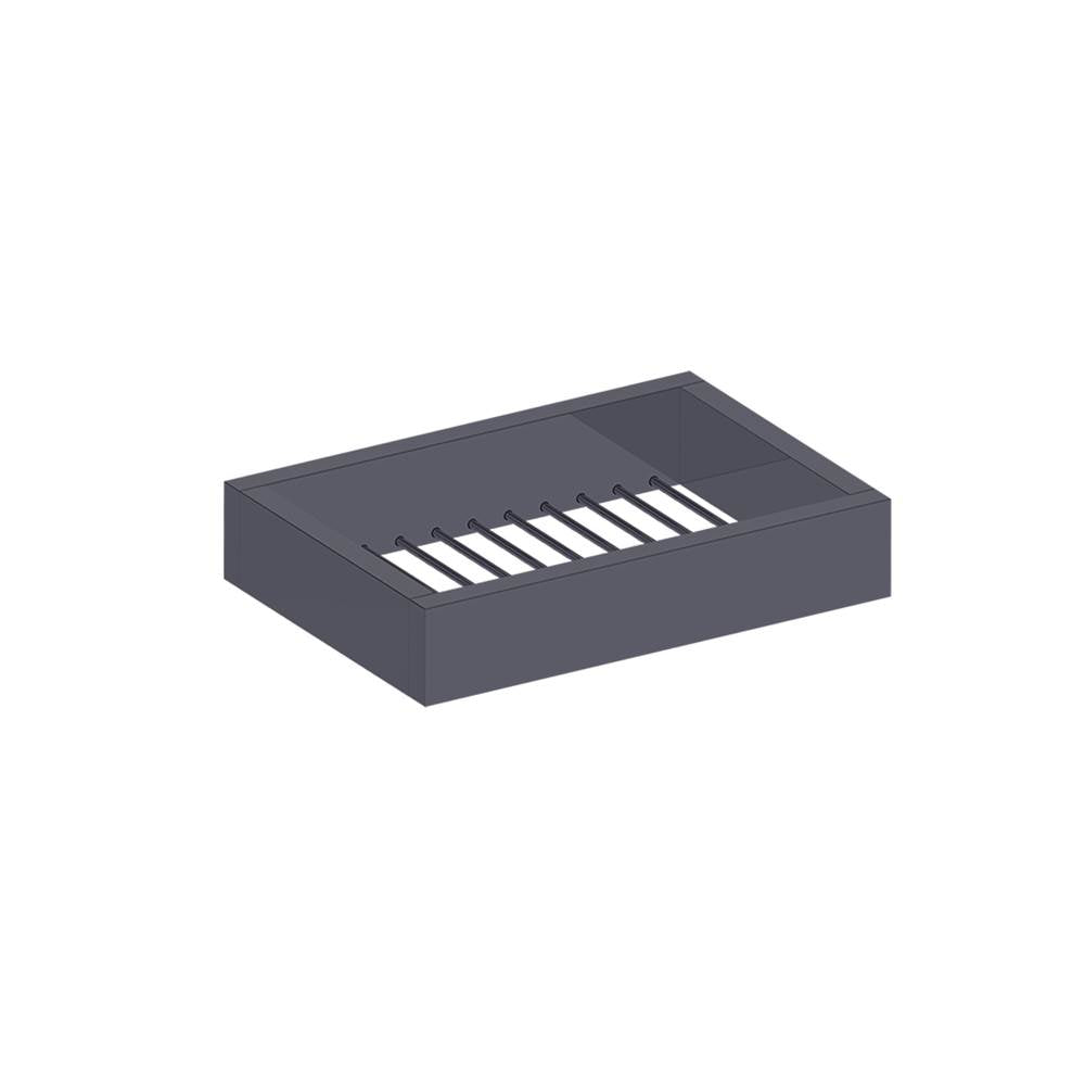 Kartners - BERLIN - Wall Mounted Soap Basket-Matte Black - Matte Black