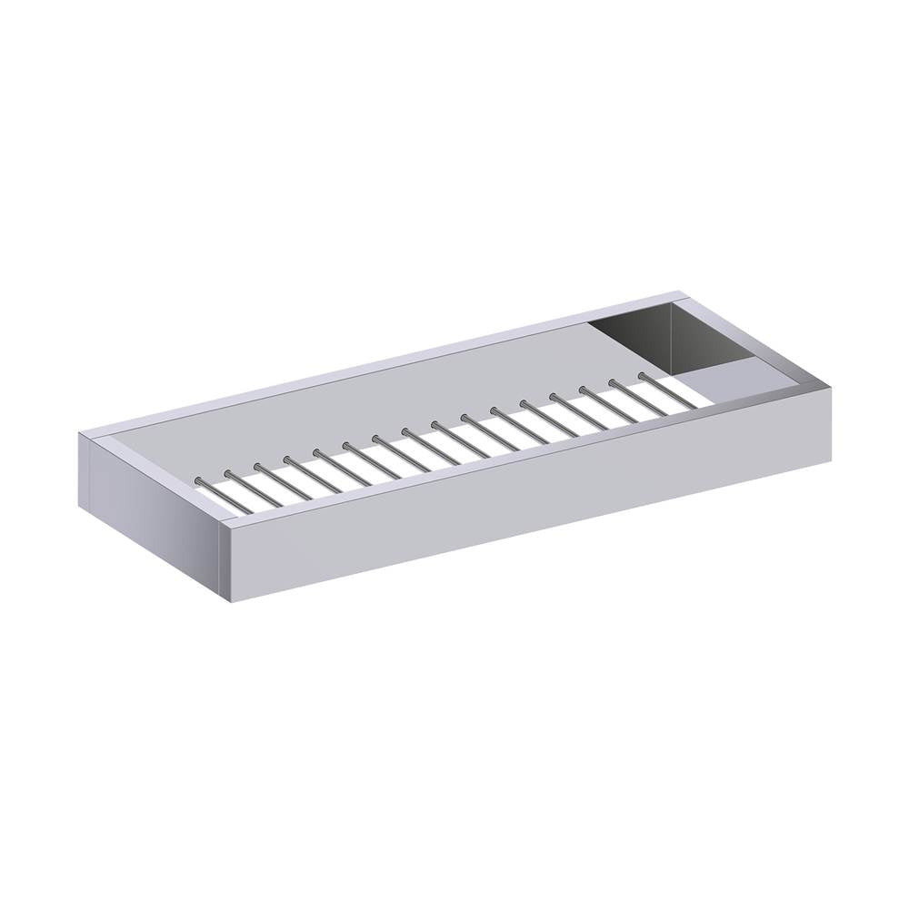 Kartners - BERLIN - Wall Mounted Large Soap Basket-Polished Nickel - Polished Nickel