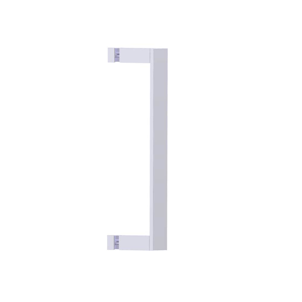 Kartners - BERLIN - 12-inch Single Shower Door Handle-Polished Chrome - Polished Chrome