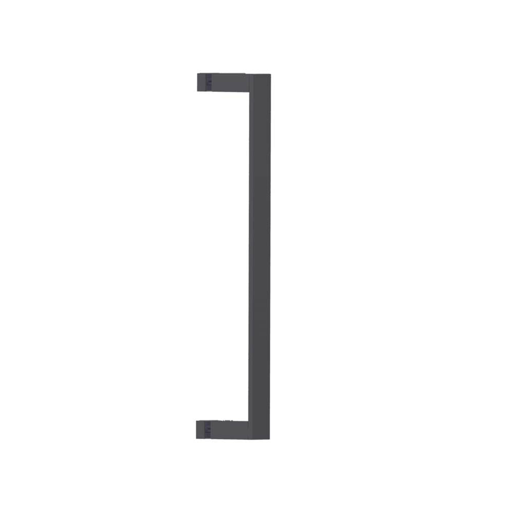 Kartners - BERLIN - 18-inch Single Shower Door Handle-Matte Black - Matte Black