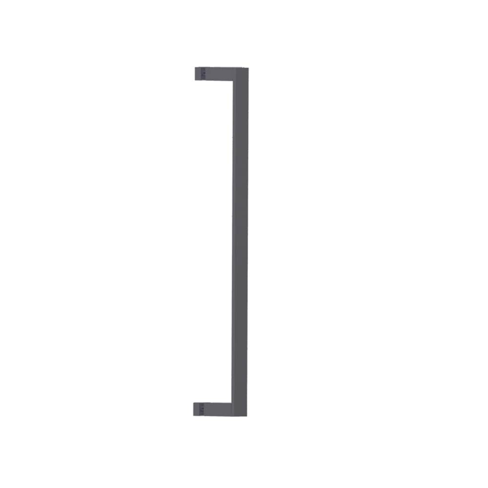 Kartners - BERLIN - 24-inch Single Shower Door Handle-Matte Black - Matte Black