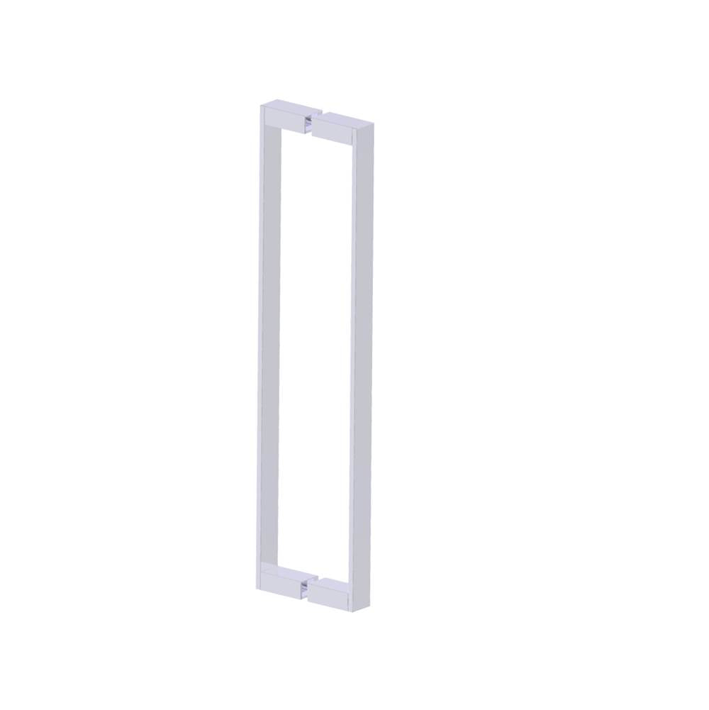 Kartners - BERLIN - 24-inch Double Shower Door Handle-Polished Chrome - Polished Chrome