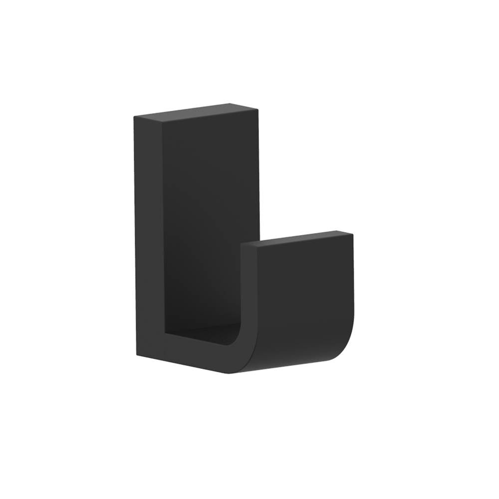 Kartners - BONN - Deep Robe Hook-Matte Black - Matte Black