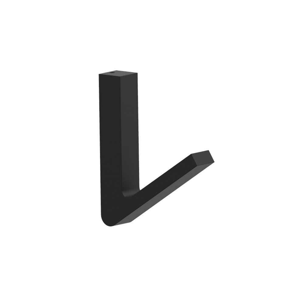 Kartners - BONN - Large Coat Hook-Matte Black - Matte Black