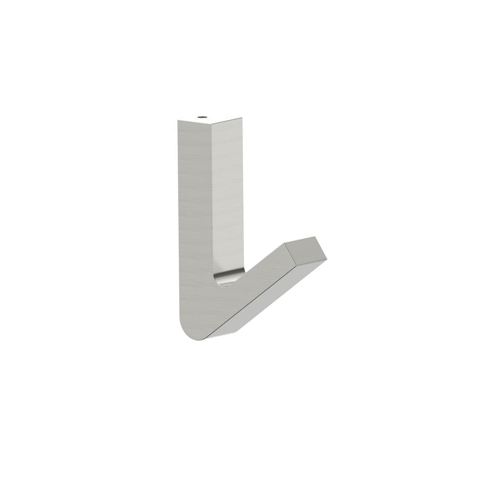 Kartners - BONN - Coat Hook-Brushed Nickel - Brushed Nickel