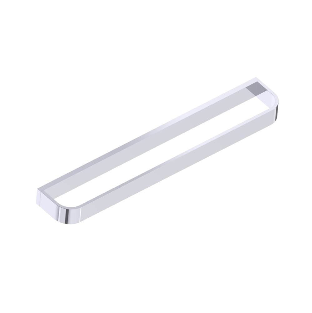 Kartners - BONN - 18-inch Bathroom Towel Bar-Polished Chrome - Polished Chrome