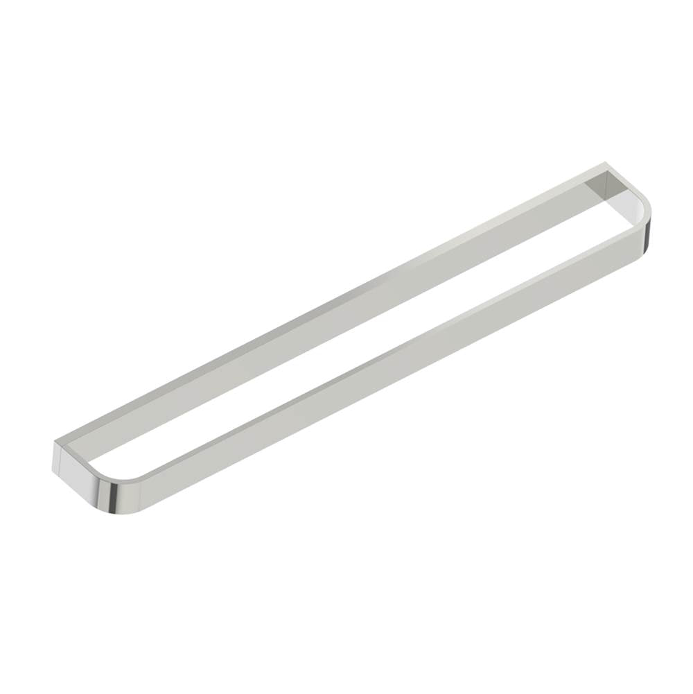 Kartners - BONN - 24-inch Bathroom Towel Bar-Polished Nickel - Polished Nickel