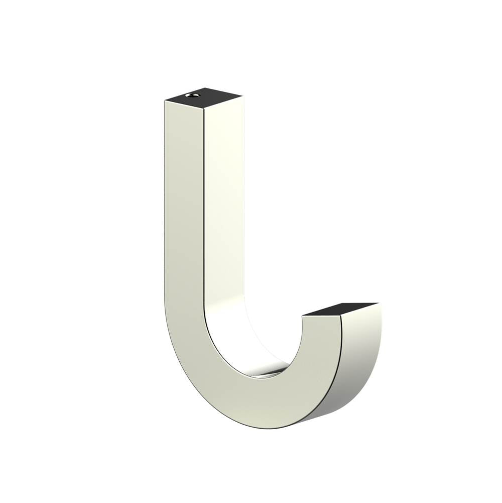 Kartners - LONDON - Large Robe Hook-Polished Nickel - Polished Nickel
