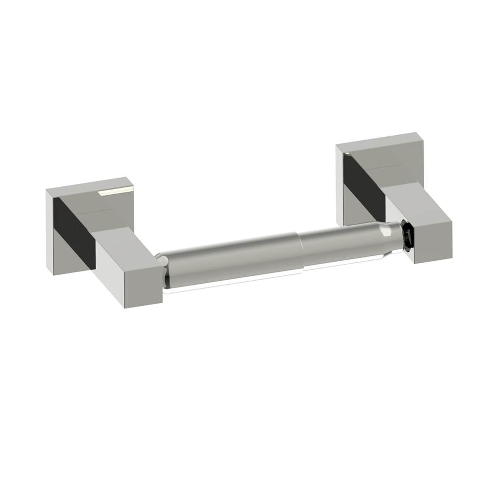 Kartners - LONDON - Classic Toilet Paper Holder-Polished Nickel - Polished Nickel