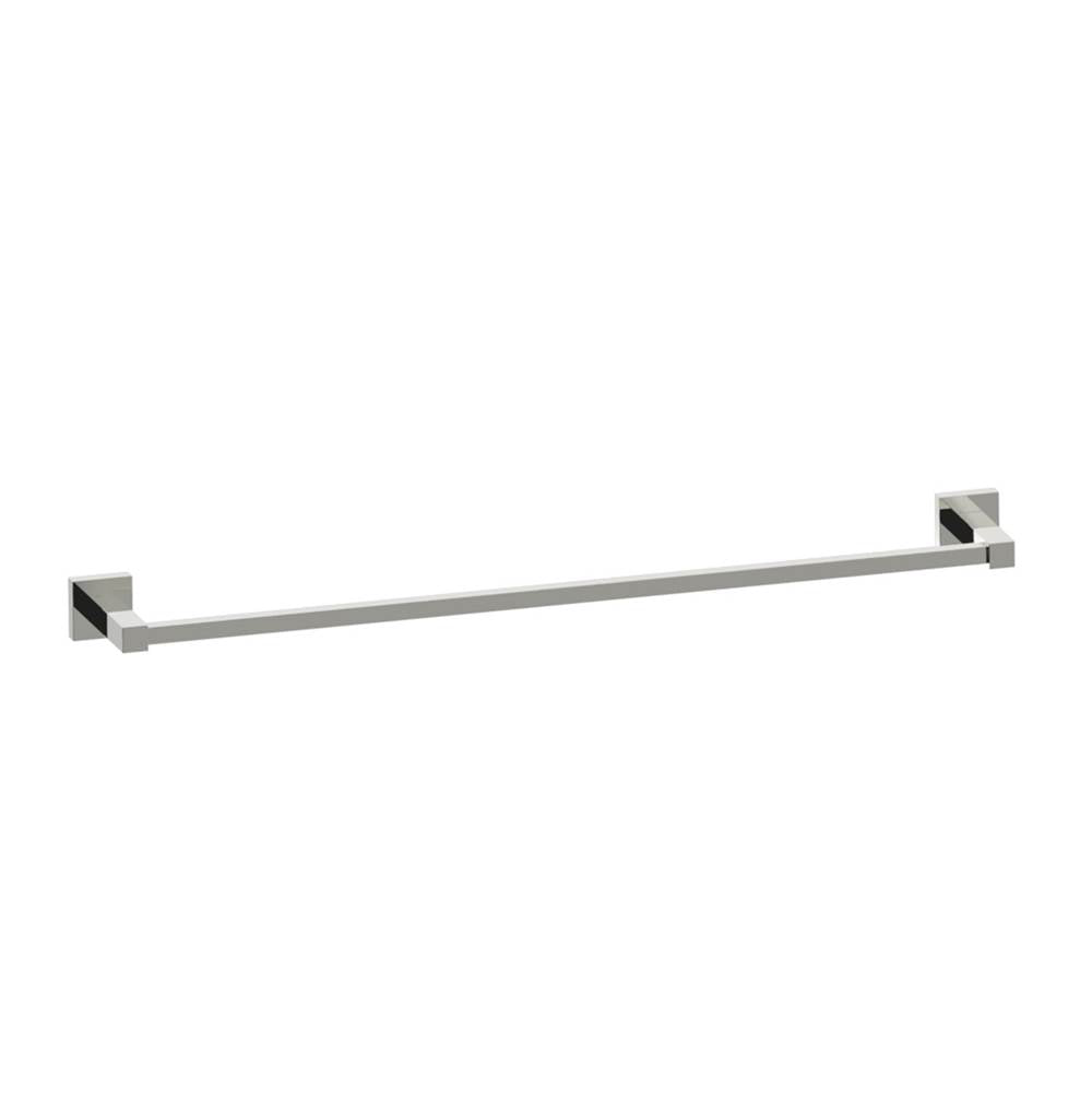 Kartners - LONDON - 24-inch Bathroom Towel Bar-Polished Nickel - Polished Nickel