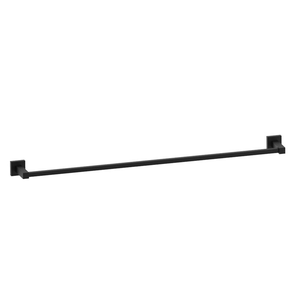 Kartners - LONDON - 30-inch Bathroom Towel Bar-Matte Black - Matte Black