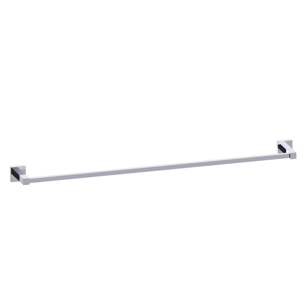 Kartners - LONDON - 30-inch Bathroom Towel Bar-Polished Chrome - Polished Chrome