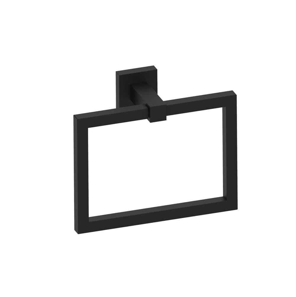 Kartners - LONDON - Towel Ring-Matte Black - Matte Black