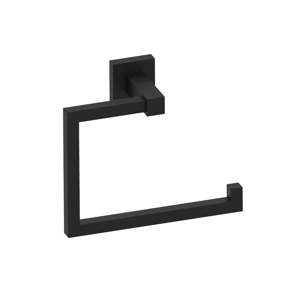 Kartners - LONDON - Towel Ring-Matte Black - Matte Black