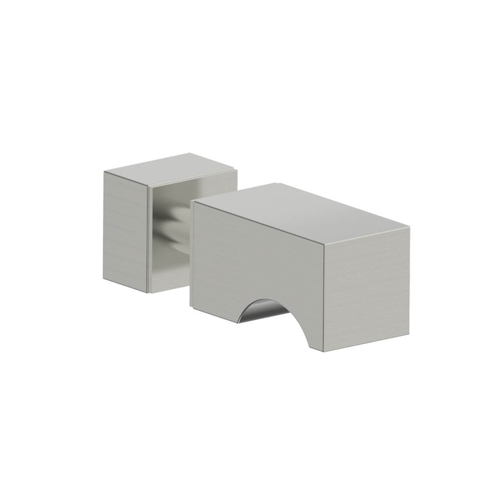 Kartners - LONDON - Single Shower Door Handle-Brushed Nickel - Brushed Nickel