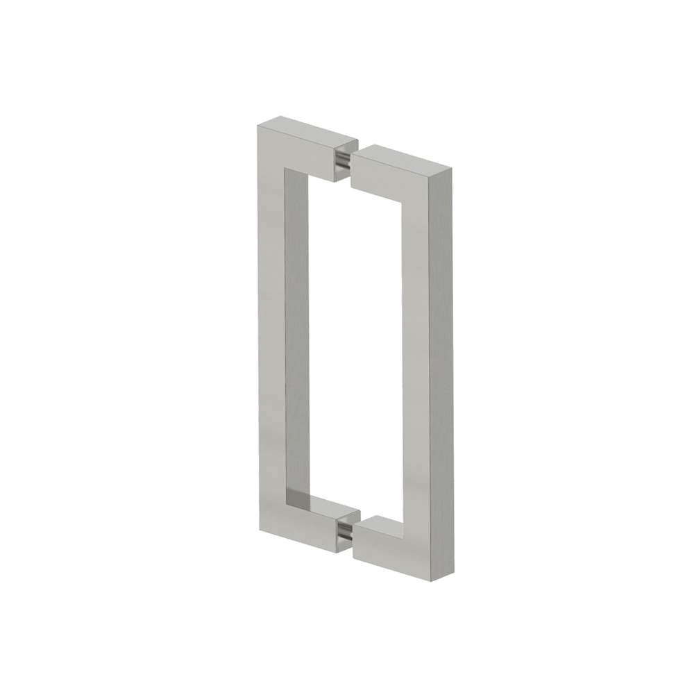 Kartners - LONDON - 8-inch Double Shower Door Handle-Brushed Nickel - Brushed Nickel