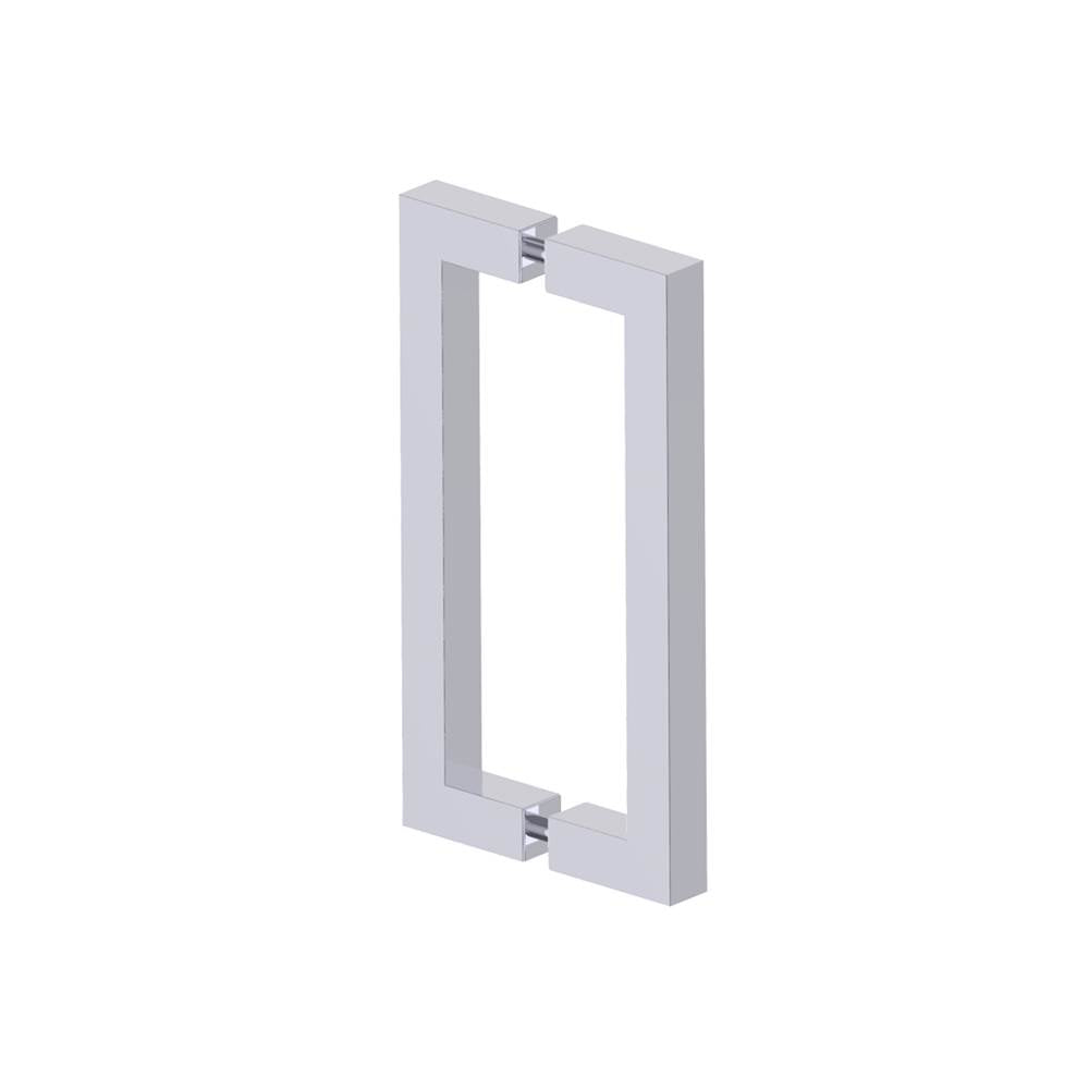 Kartners - LONDON - 8-inch Double Shower Door Handle-Polished Chrome - Polished Chrome