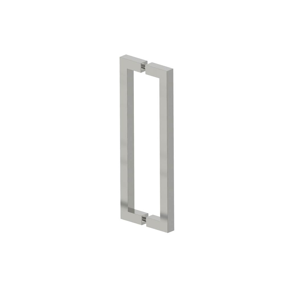 Kartners - LONDON - 12-inch Double Shower Door Handle-Brushed Nickel - Brushed Nickel