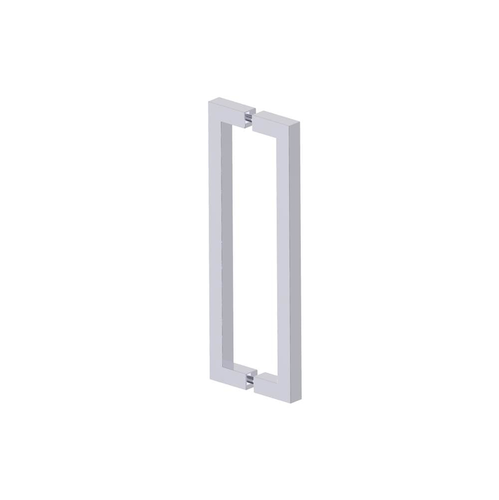 Kartners - LONDON - 12-inch Double Shower Door Handle-Polished Chrome - Polished Chrome