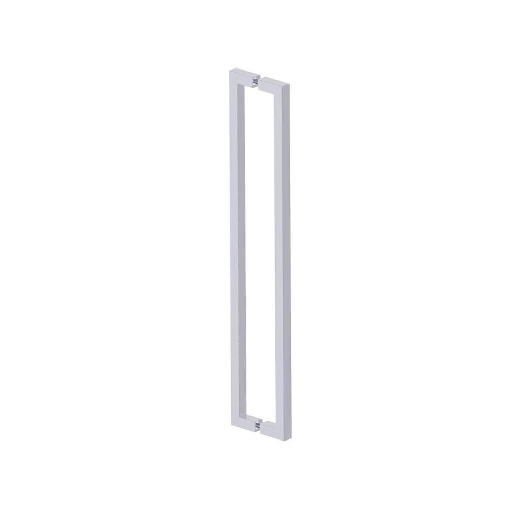 Kartners - LONDON - 24-inch Double Shower Door Handle-Polished Chrome - Polished Chrome