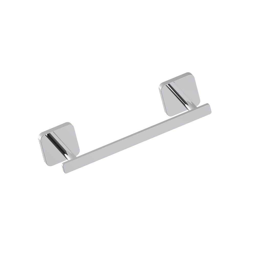 Kartners - MILAN - 9-inch Bathroom Towel Bar-Polished Nickel - Polished Nickel