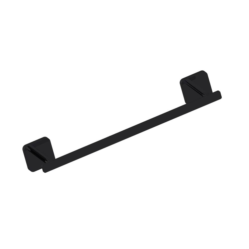 Kartners - MILAN - 12-inch Bathroom Towel Bar-Matte Black - Matte Black
