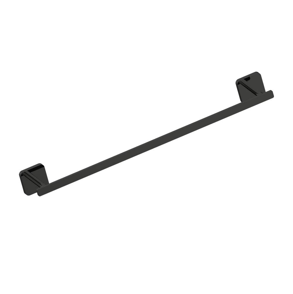 Kartners - MILAN - 18-inch Bathroom Towel Bar-Matte Black - Matte Black