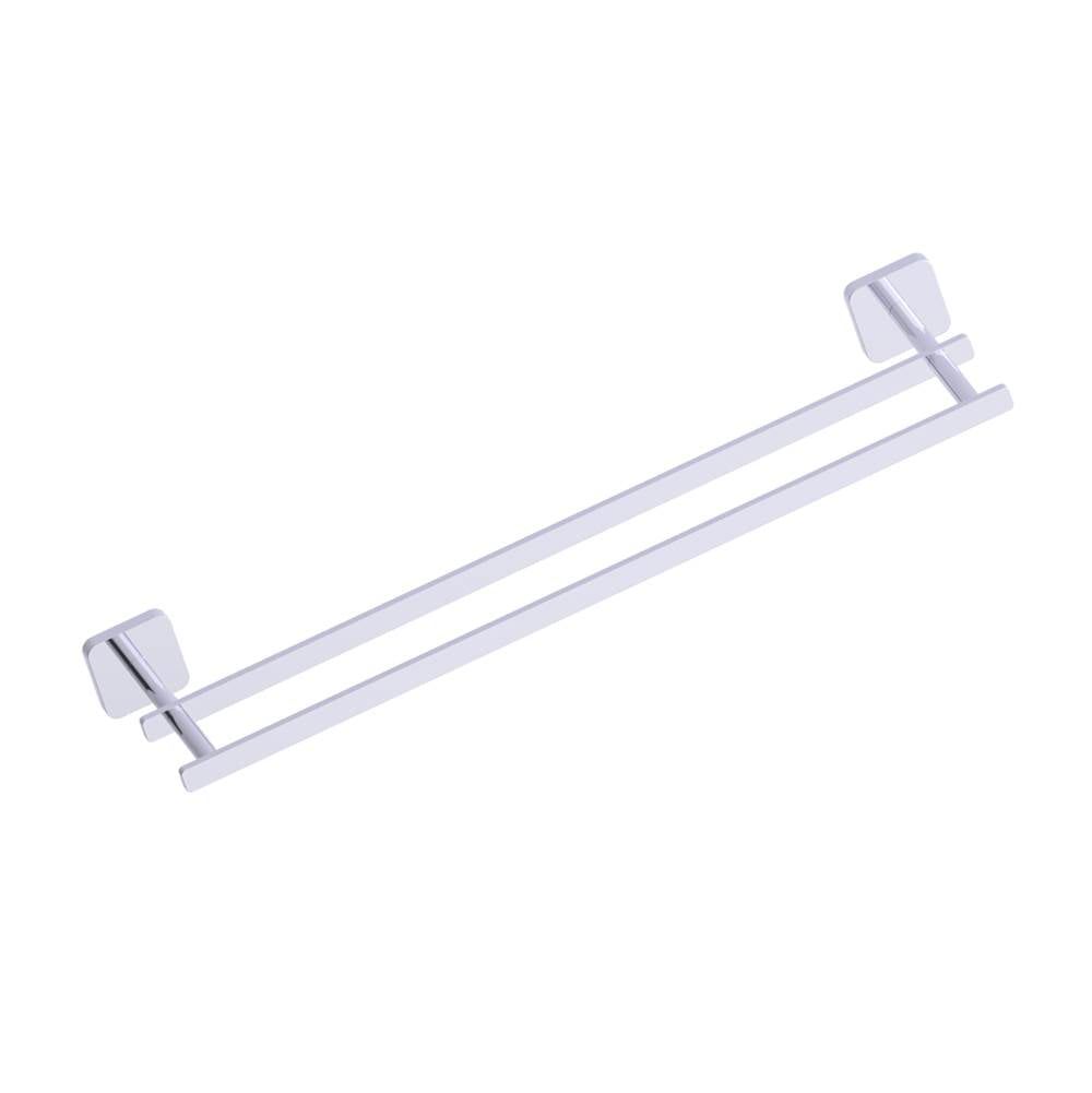 Kartners - MILAN - 18-inch Double Bathroom Towel Bar-Polished Chrome - Polished Chrome