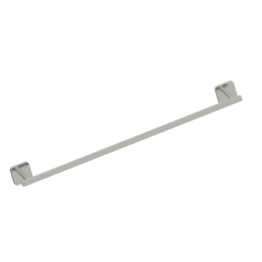 Kartners - MILAN - 24-inch Bathroom Towel Bar-Brushed Nickel - Brushed Nickel