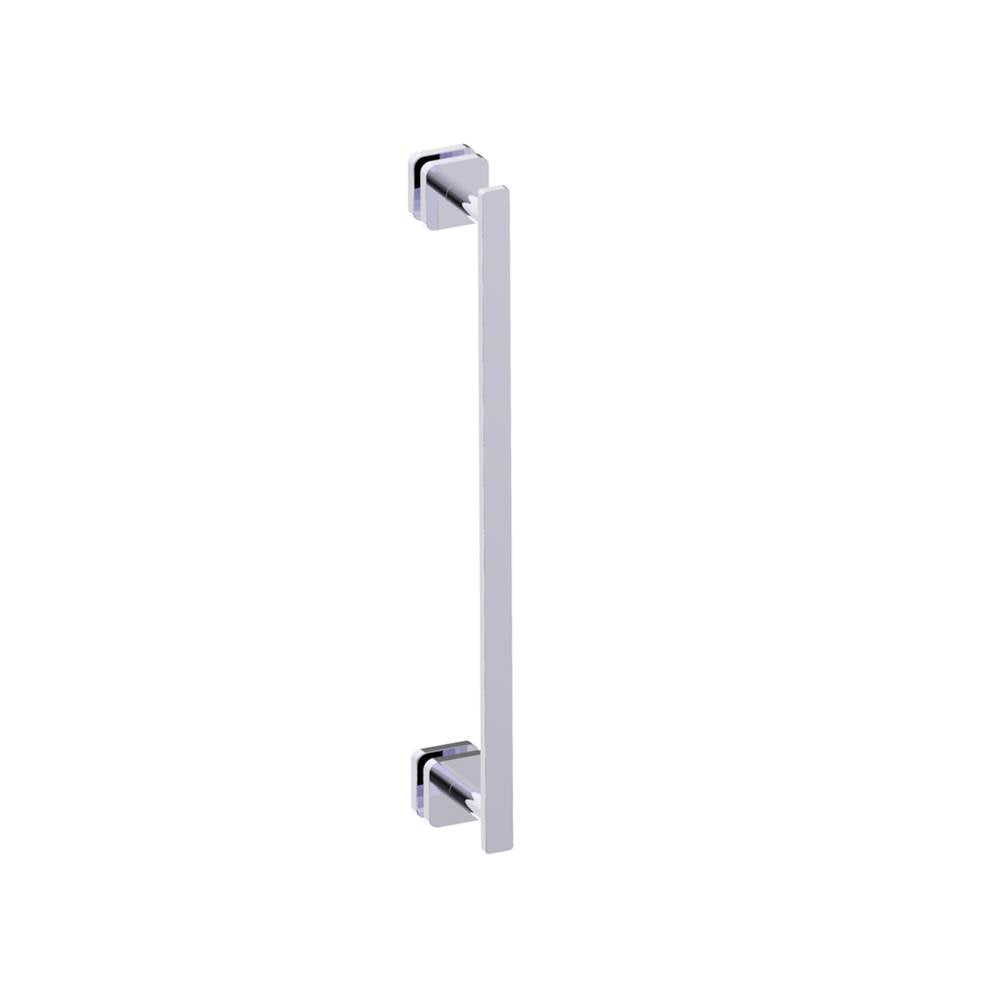 Kartners - MILAN - 18-inch Shower Door Handle-Polished Chrome - Polished Chrome