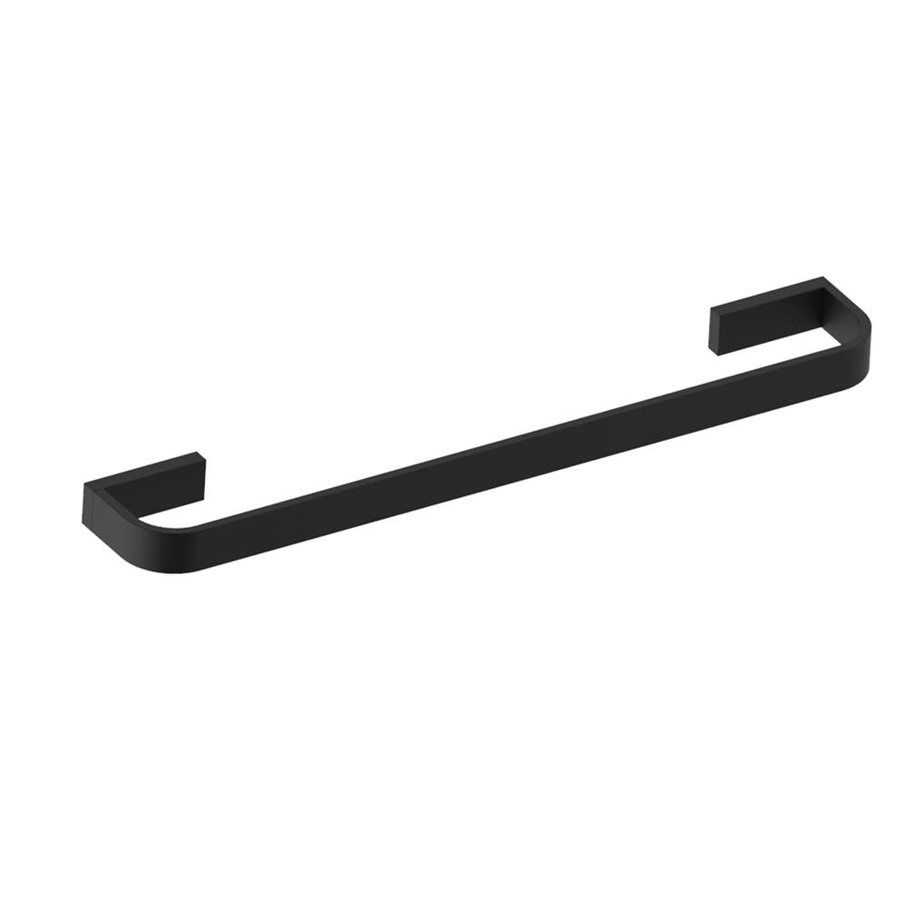 Kartners - COLOGNE - 18-inch Bathroom Towel Bar-Matte Black - Matte Black