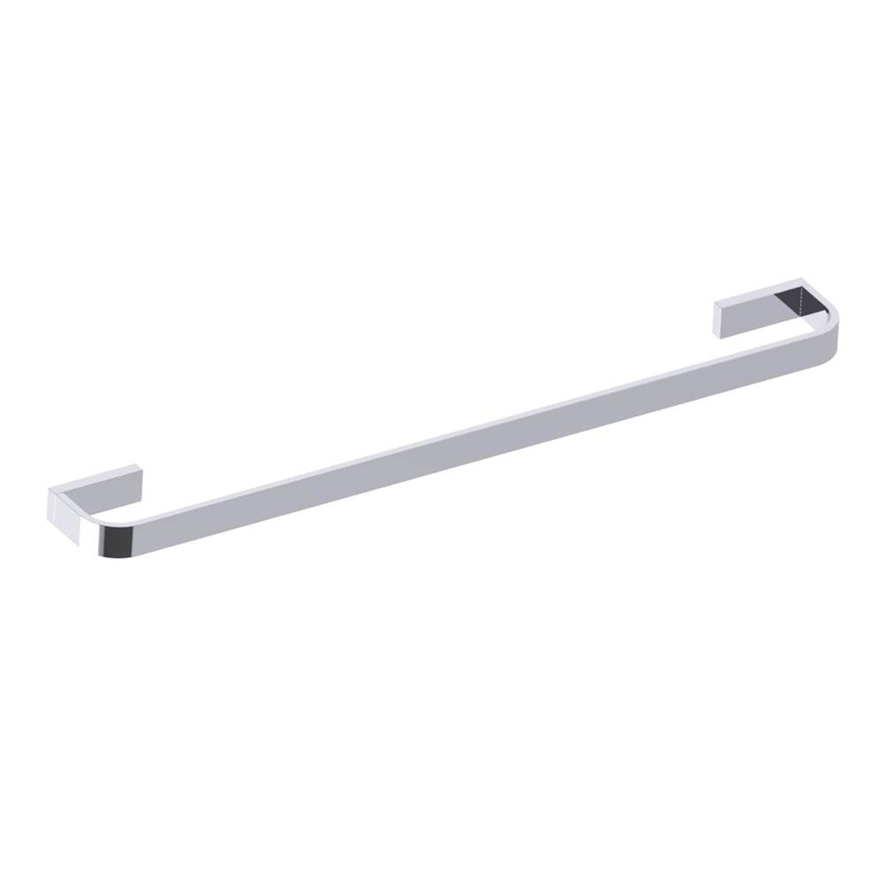 Kartners - COLOGNE - 24-inch Bathroom Towel Bar-Polished Chrome - Polished Chrome