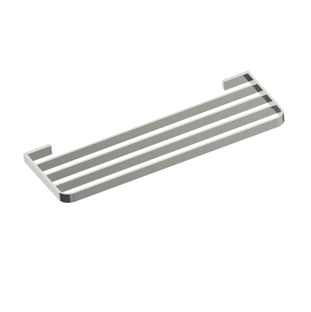 Kartners - COLOGNE - Towel Shelf-Brushed Nickel - Brushed Nickel