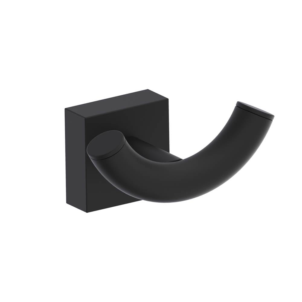 Kartners - MADRID - Towel Hook-Matte Black - Matte Black