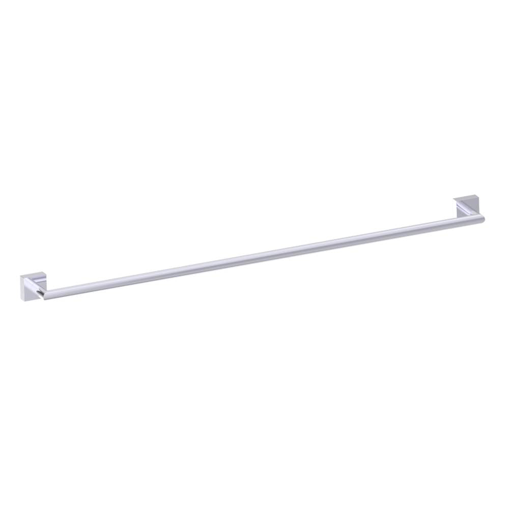 Kartners - MADRID- 30-inch Bathroom Towel Bar-Polished Chrome - Polished Chrome